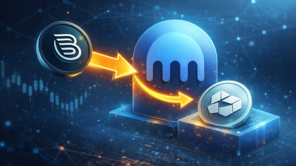 BGB apunta a cotizar en Kraken tras su traspaso de septiembre 2025 a Morph Foundation, con foco en gobernanza, liquidez y ejecución.