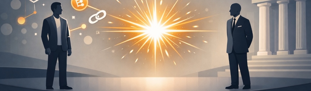 Armstrong corrigió al gobernador del Banco de Francia en Davos, rechazó “emisores privados” y dijo que Bitcoin no tiene emisor.