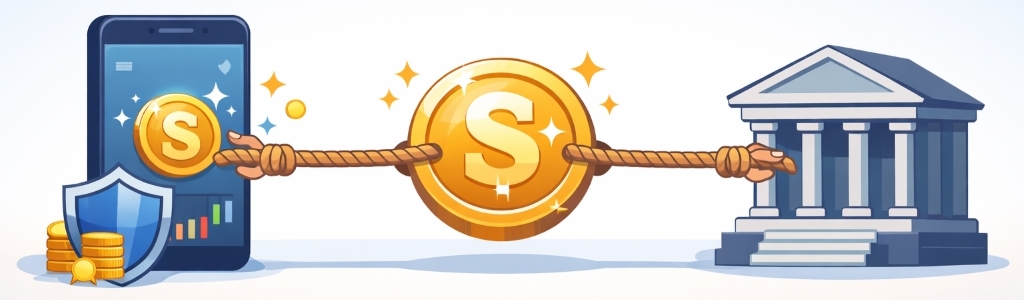 Coinbase presiona contra los bancos para mantener recompensas a usuarios por sostener stablecoins, mientras se negocia qué es aceptable.