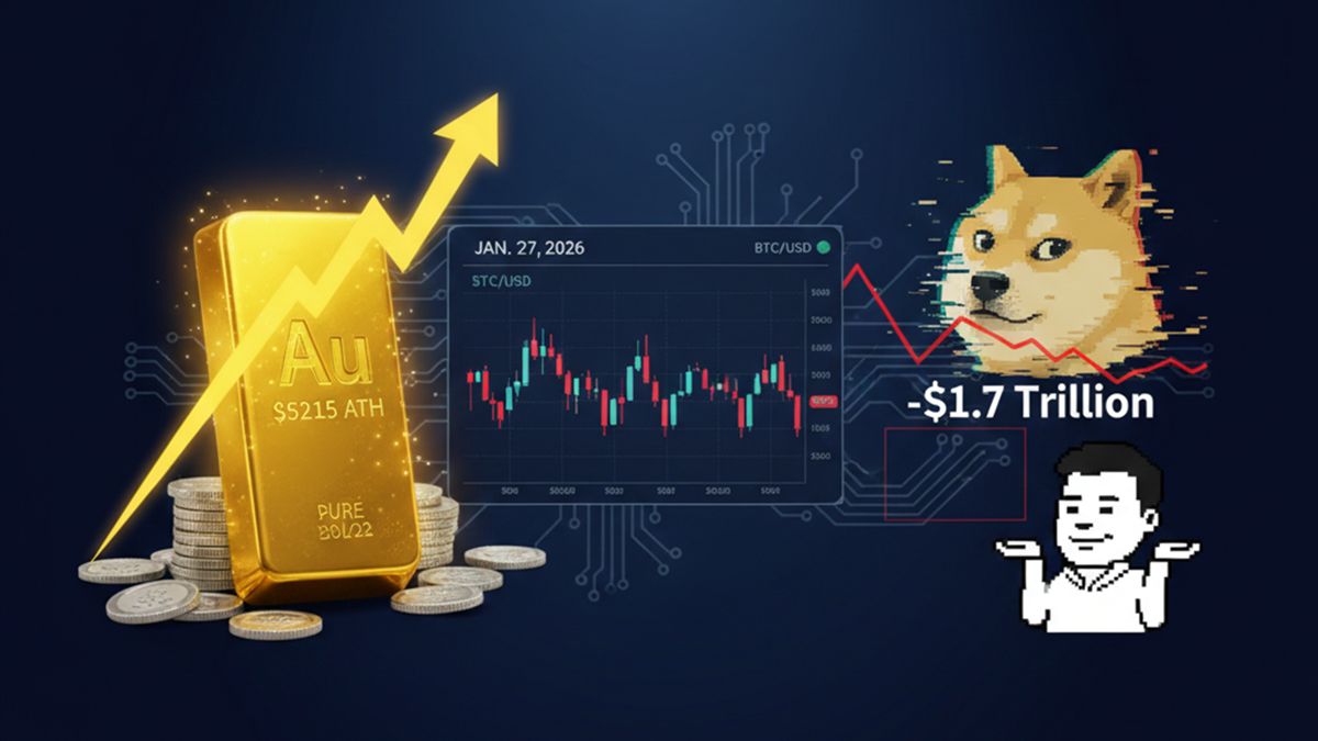 Dogecoin y metales preciosos-