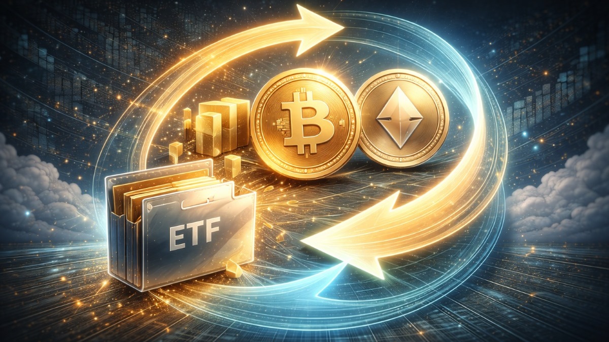 Flujos de ETFs muestran salidas en BTC y ETH pero entradas en SOL y XRP, sugiriendo rotación institucional mientras precios sostienen niveles clave.