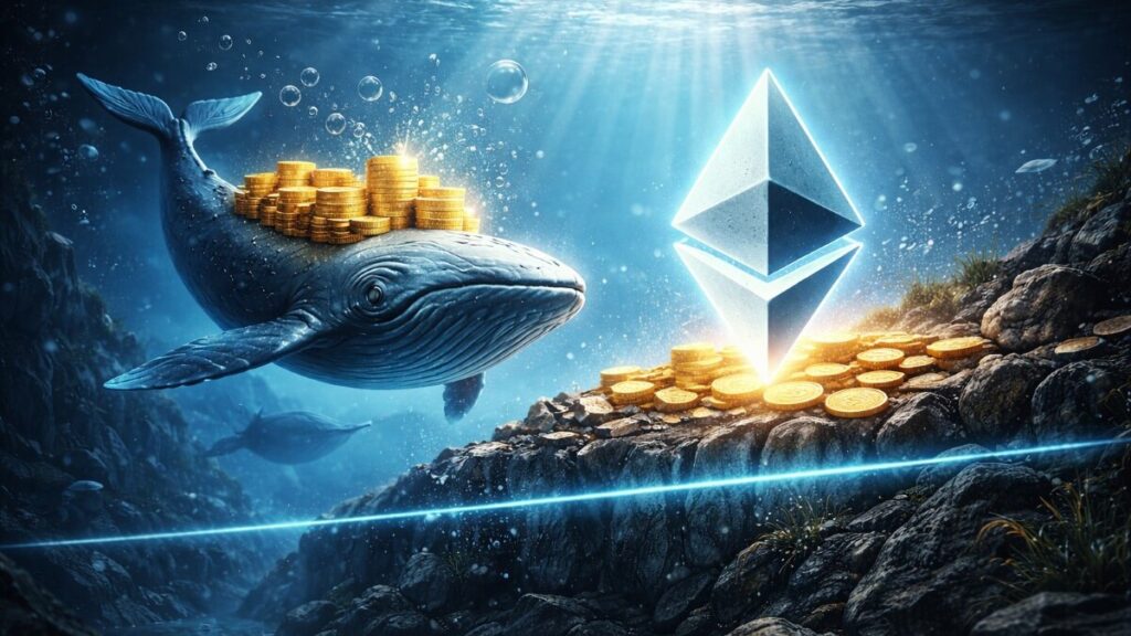 ETH cae a $2.800 y las ballenas acumulan con staking, rotaciones DeFi y apalancamiento en Aave; el TVL de liquid staking supera $43.000M.