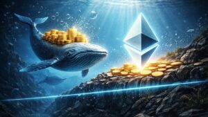 ETH cae a $2.800 y las ballenas acumulan con staking, rotaciones DeFi y apalancamiento en Aave; el TVL de liquid staking supera $43.000M.