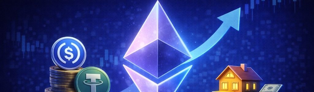El volumen de transferencias de stablecoins en Ethereum superó $8 billones en Q4 2025