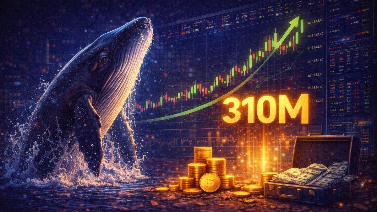 Una ballena cambió a una postura alcista y abrió posiciones largas por unos 310 millones de dólares en BTC, ETH, SOL y XRP, con ganancias superiores a 9.4 millones.