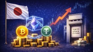 La ministra Satsuki Katayama dijo que las bolsas tradicionales deben ser la puerta de entrada a activos blockchain ante la digitalización de 2026.