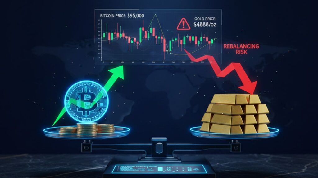 Riesgo de rebalanceo de Bitcoin-