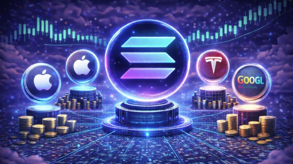 Solana lidera acciones tokenizadas por capitalización con $874.19M mientras el sector alcanza $1.2B, impulsado por xStocks y más holders.