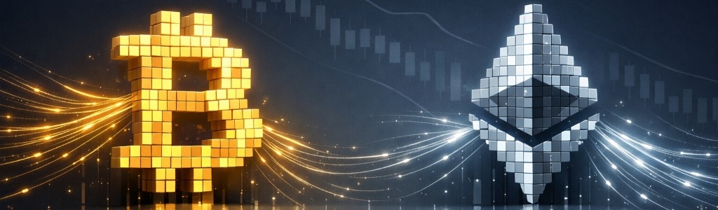 Los ETFs de Bitcoin y Ether en EE. UU. revirtieron entradas de inicios de 2026