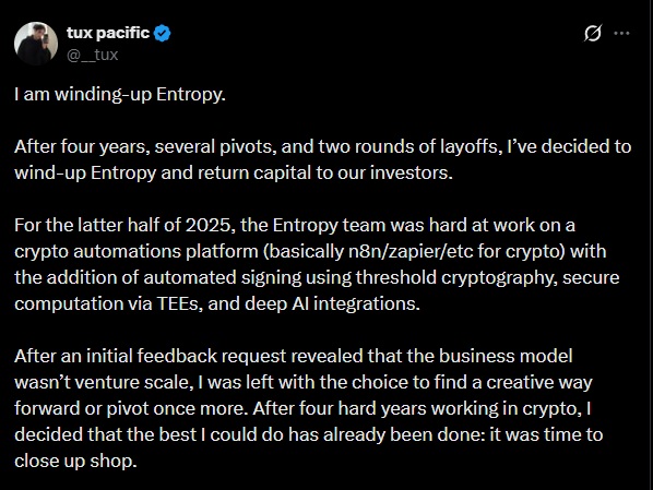 STARTUP Crypto ENTROPY
