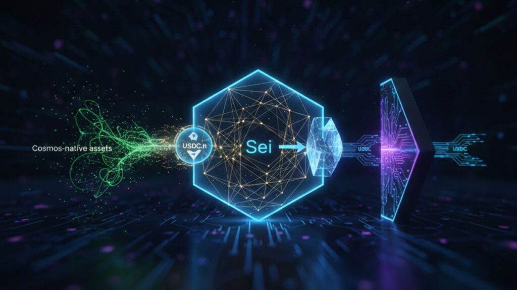 migración de USDC-SEI