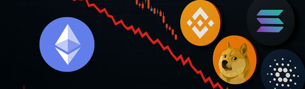 Las altcoins sufren caídas más pronunciadas