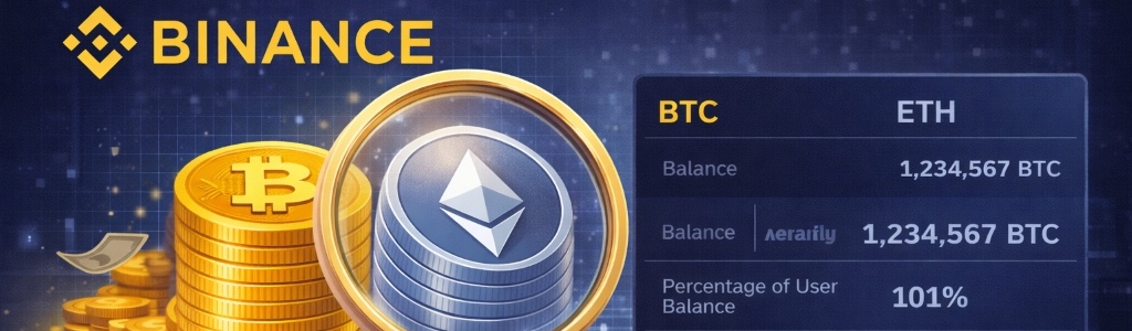 Binance publicó su 39º informe de Proof of Reserves con un snapshot del 1 de febrero que destaca BTC y ETH, reforzando su cadencia de transparencia.