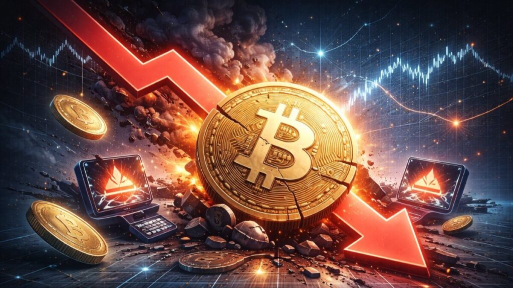 La caída lateral de Bitcoin cerca de $70,000 igual detonó $250M+ en liquidaciones, con presión bajista y señales de demanda onchain negativas.
