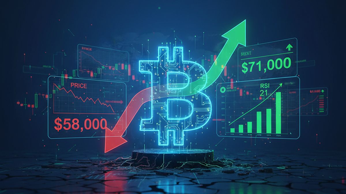 Bitcoin rebota a los 71K-