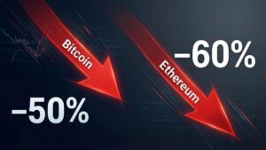 Bitcoin-y-Ethereum-Enfrentan-Presion-Masiva-en-el-Mercado-Cripto-Actual