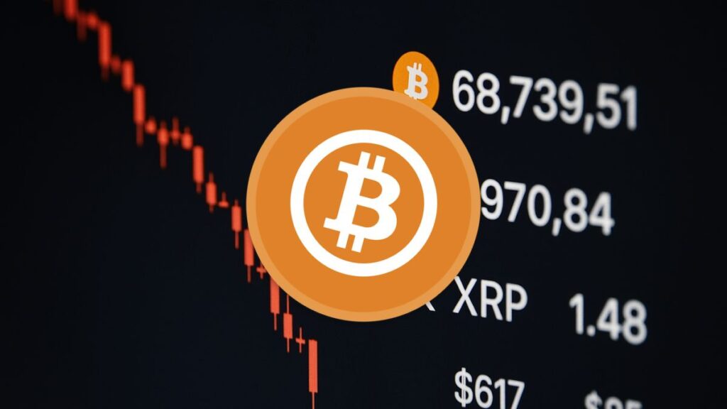 Bitcoin recae a $68,000 tras el estancamiento del rally del fin de semana; ETH y XRP caen bruscamente