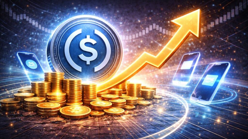 Bloomberg Intelligence ve que los ingresos de Coinbase por USDC podrían subir 2 a 7 veces si crecen los pagos, pero las reglas sobre “yield” podrían cambiar el juego.