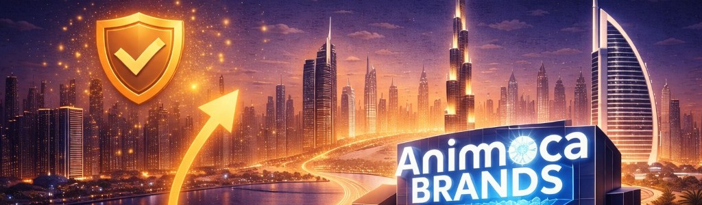 VARA otorgó a Animoca Brands una licencia VASP en Dubái el 16 de febrero de 2026, habilitando servicios regulados de bróker y de inversión en criptoactivos.