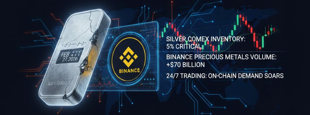 Escasez de plata- volumen en Binance-