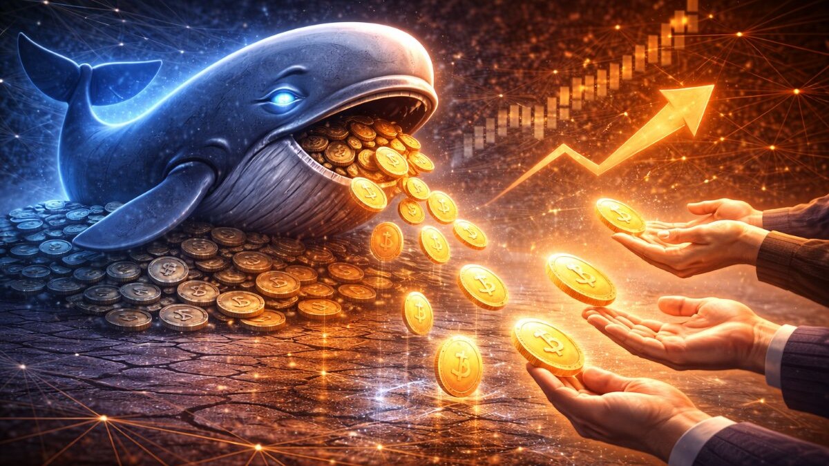 CryptoQuant dice que las reservas de ballenas de Ethereum cayeron fuerte en 2026: distribución de ETH, más presión vendedora y mayor dispersión.