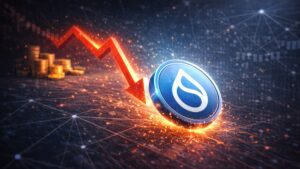 SUI cae bajo $1.10 mientras HashKey confirma el 4-feb el OTC SUI/USD para profesionales; RSI sobrevendido y MACD bajista.
