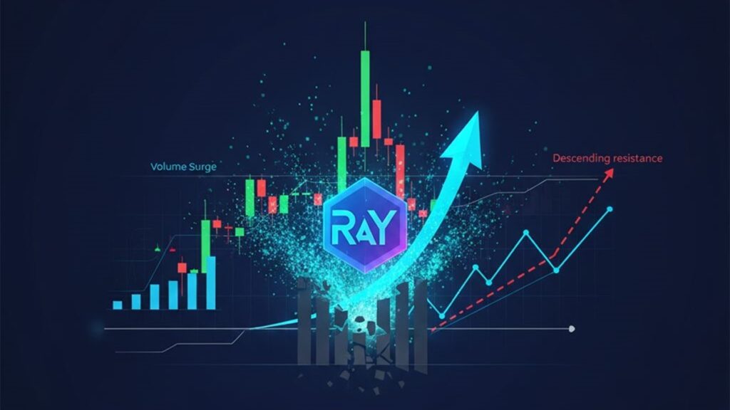 Raydium volumen de comercio se dispara-