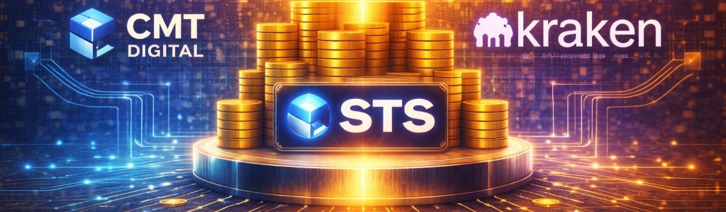 STS Digital recaudó $30 millones en una ronda estratégica liderada por CMT Digital con participación de Payward, Strobe Ventures y Arrington Capital.