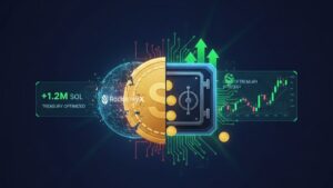 Solmate estrategia de tesorería Solana-