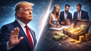 Trump dijo no saber del acuerdo reportado de $500M en WLFI y que su familia lo gestiona; WLFI cae y el mercado pide claridad.