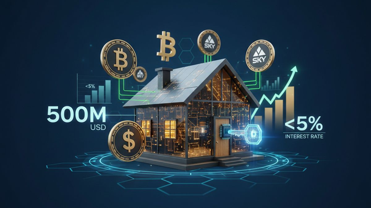 línea de crédito en stablecoins de Sky-