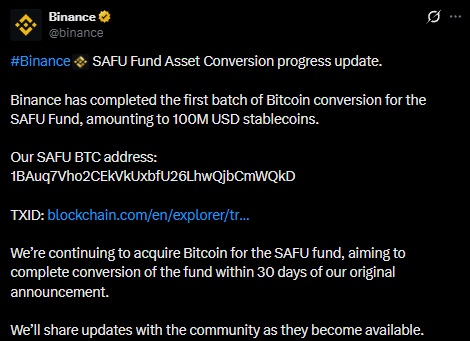 bitcoin binance safu