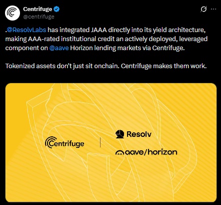 Resolv centrifuge aave defi