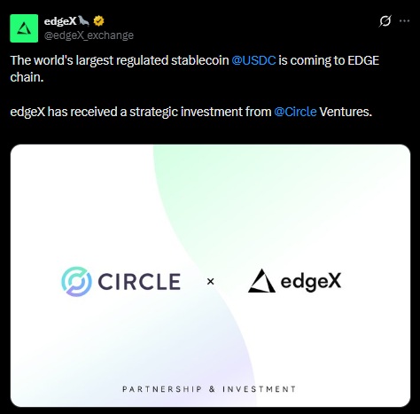 CIRCLE USDC EDGEX
