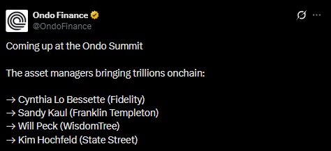 Franklin Templeton Ondo Summit