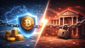 Coinbase advierte en Australia que el debanking es sistémico; señala límites bancarios y pide controles de transparencia y aviso de 30 días.