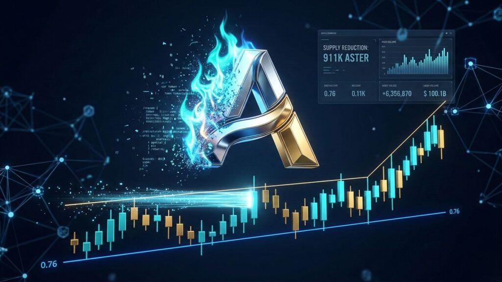 455 mil tokens ASTER quemados-