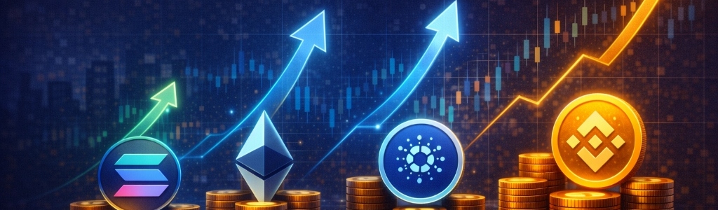 Siete altcoins mid-cap subieron entre ~12% y más de 17% en la semana, lideradas por NEAR y DOT, mientras Bitcoin se mantuvo en rango y el sentimiento fue cauteloso.