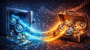 Un tracker mapea los flujos del escrow de XRP de febrero: ~309M hacia exchanges para productos tipo ETP y ~100M a corredores de pago, con relocks de 700M.