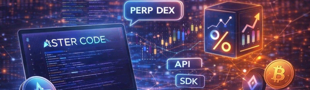 Aster Code se presenta como infraestructura Web3 modular para desarrolladores de perpetual DEX, construida sobre una arquitectura de dos capas que separa ejecución e integración.