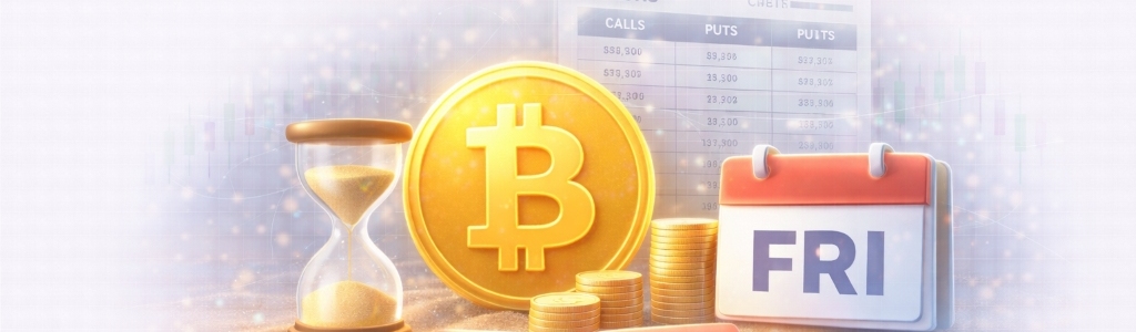 Este viernes vencen en Deribit opciones de bitcoin por alrededor de $14,160 millones a las 8:00 UTC, equivalentes a casi 40% del interés abierto total del exchange.