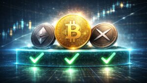 Bitcoin se mantuvo cerca de $74,000 tras marcar un máximo de seis semanas, mientras ETH defendió los $2,300 y XRP conservó firmeza.