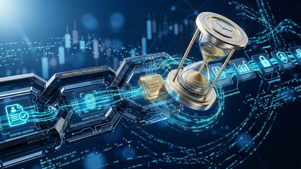 Michael Selig, presidente de la CFTC, destaca cómo la tecnología blockchain y el sellado de tiempo pueden verificar la autenticidad frente a la IA.