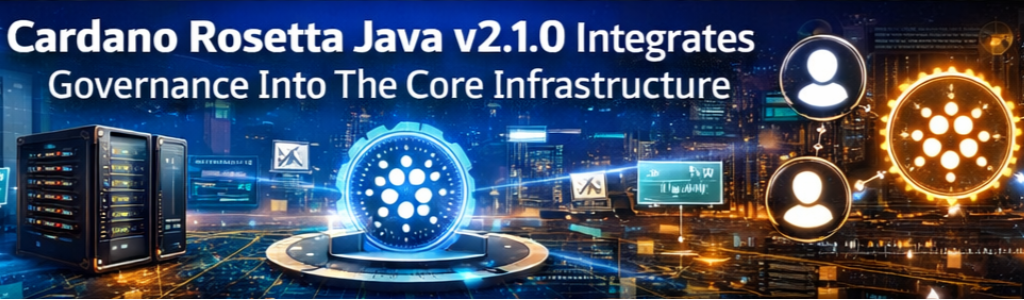 Cardano Rosetta Java v2.1.0 se lanza con soporte completo para la gobernanza de la era Conway