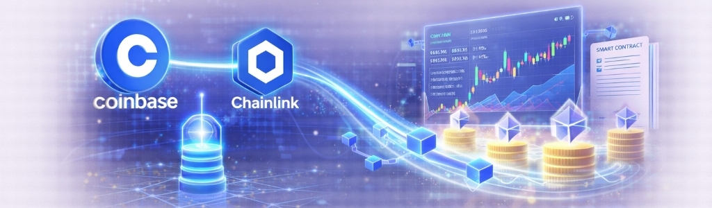Coinbase está publicando datos premium de exchange onchain mediante Chainlink DataLink