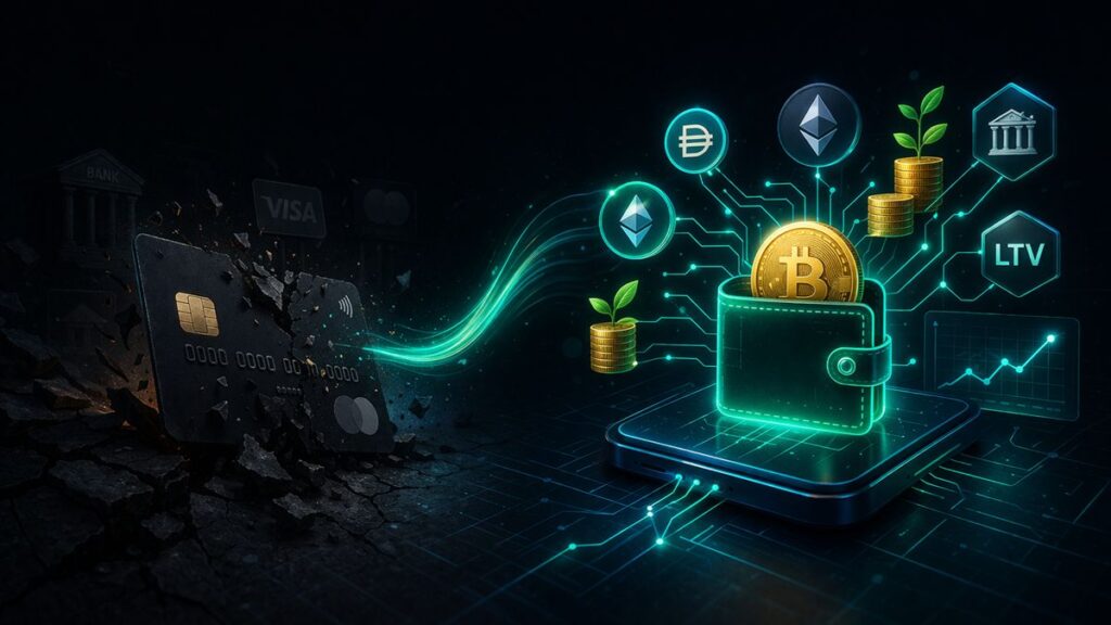 Cambio En Pagos Cripto: Las Tarjetas Se Estancan Mientras El Crédito Onchain Gana Terreno