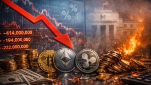 Los fondos de activos digitales registran salidas de $414M al invertirse las expectativas de la Fed