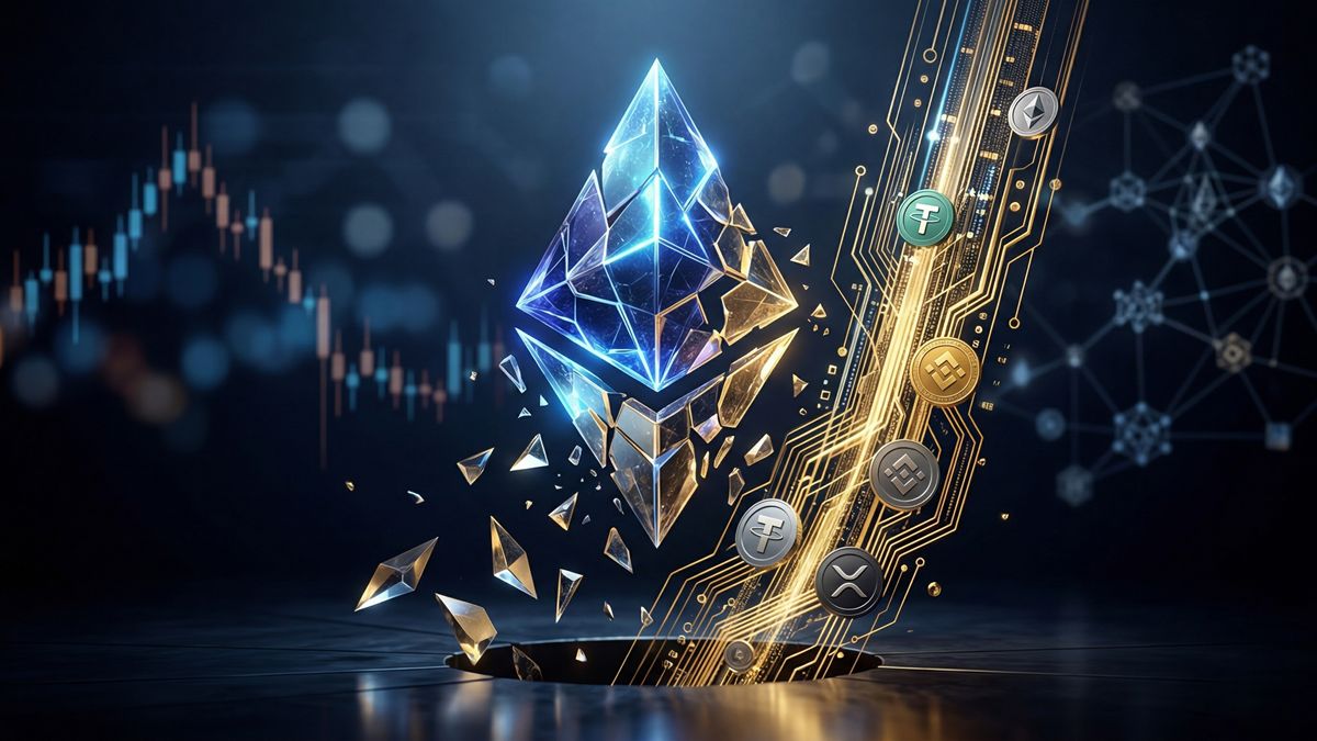 Los mercados de predicción ven un 60% de probabilidades de que Ethereum pierda el puesto #2 en 2026