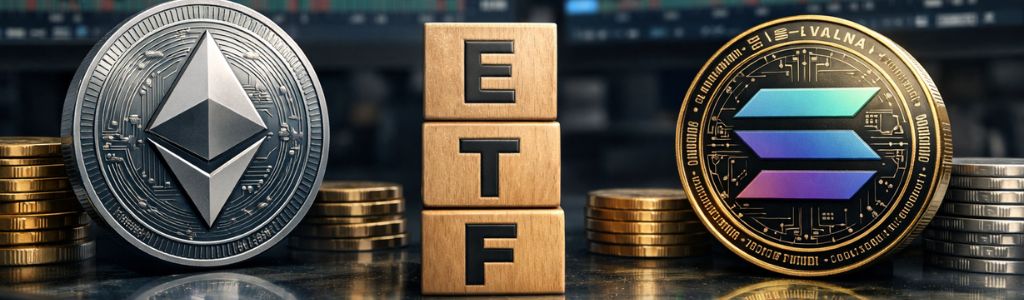 Los ETF de Ethereum y Solana muestran tendencias mixtas
