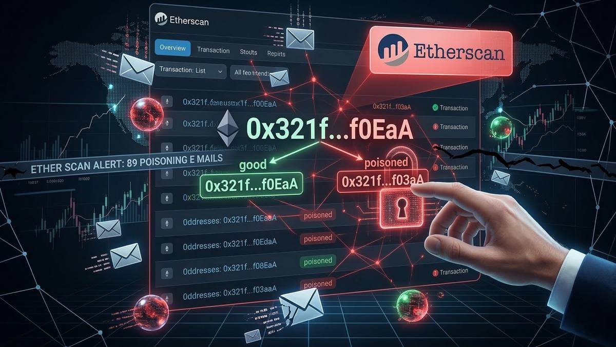 Etherscan advertencia address poisoning-